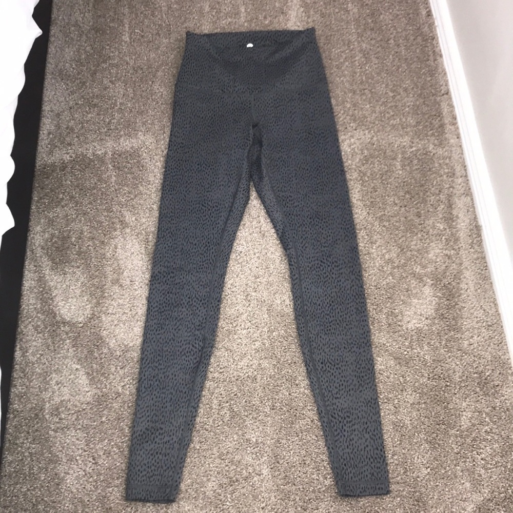 Leopard print lululemon leggings